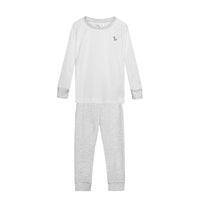 Toddler Pajamas Gray & White